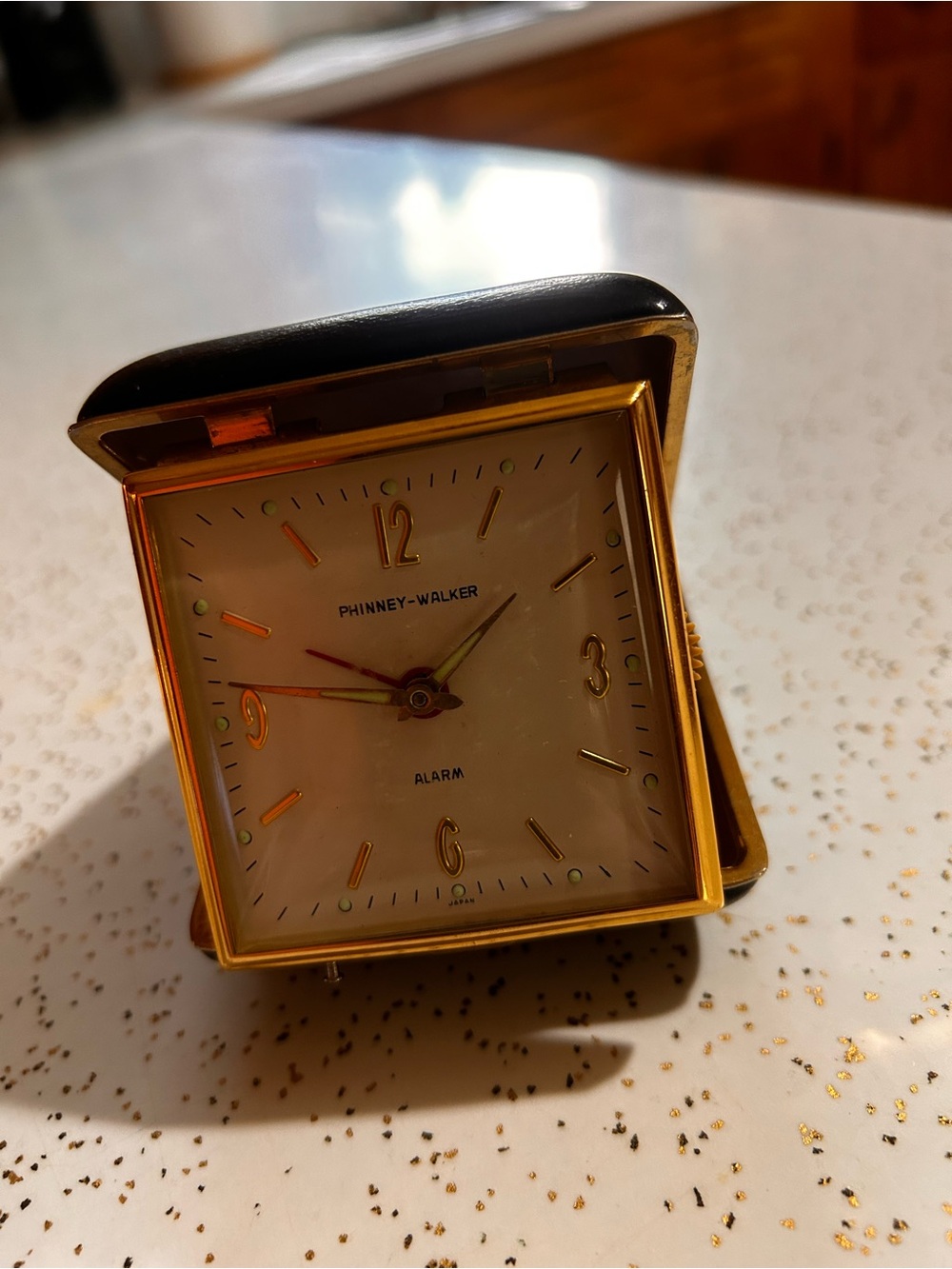 Vintage Phinney-Walker Travel Alarm Clock